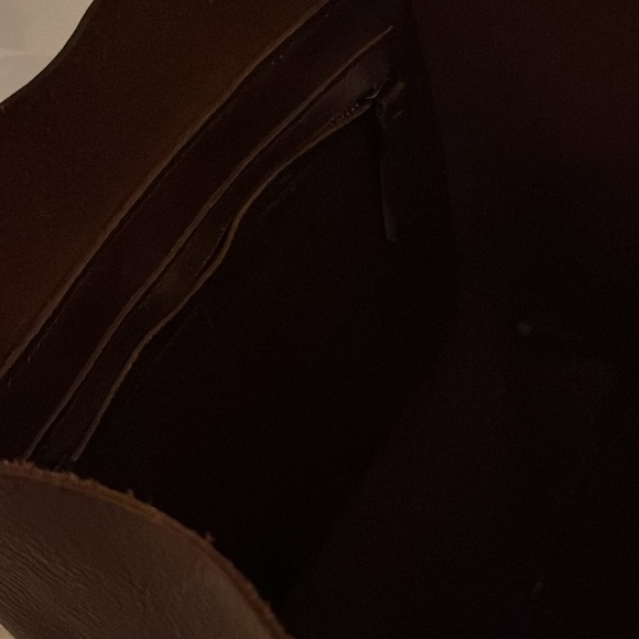 Madewell Burgundy Leather Transport Tote - Picture 3 of 6